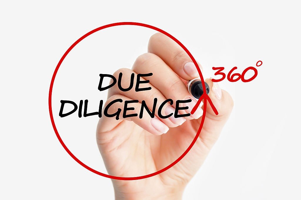 Due diligence concept