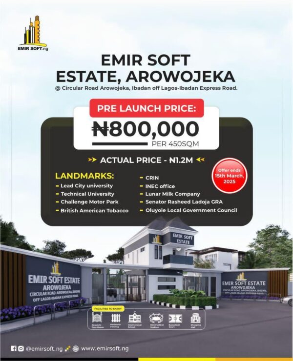 Emir Soft Estate Arowojeka Ibadan